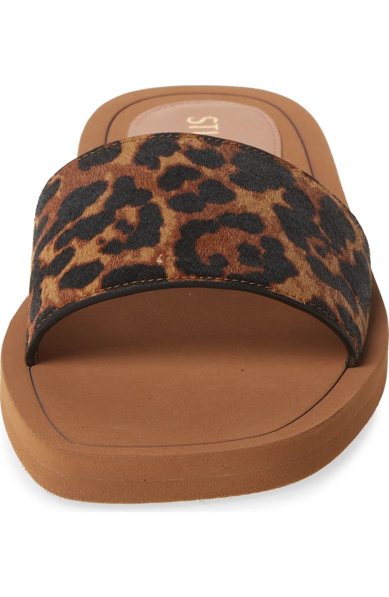 Stuart Weitzman Delilah Genuine Calf Hair Slide Sandal, Alternate, color,