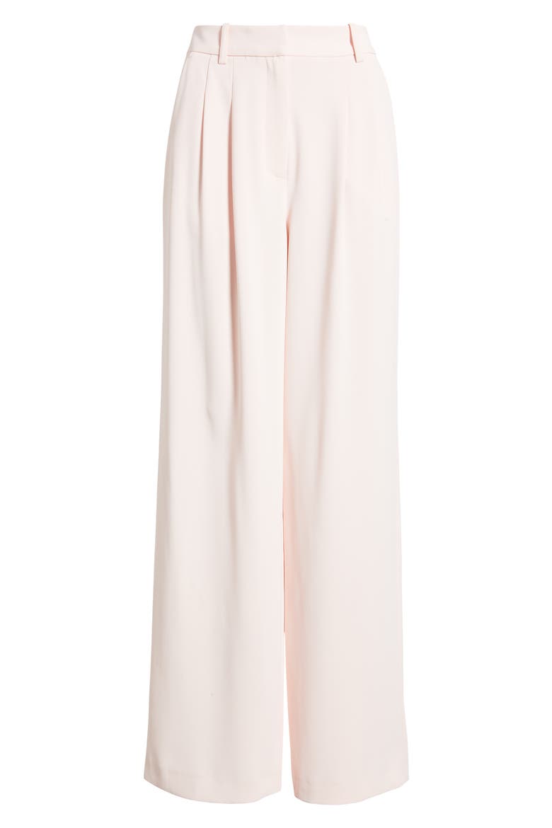 Harrie Wide Leg Suiting Pants, Alternate, color, SOFT BLUSH