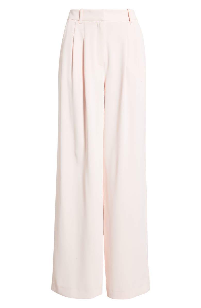 French Connection Harrie Wide Leg Suiting Pants, Alternate, color, Soft Blush