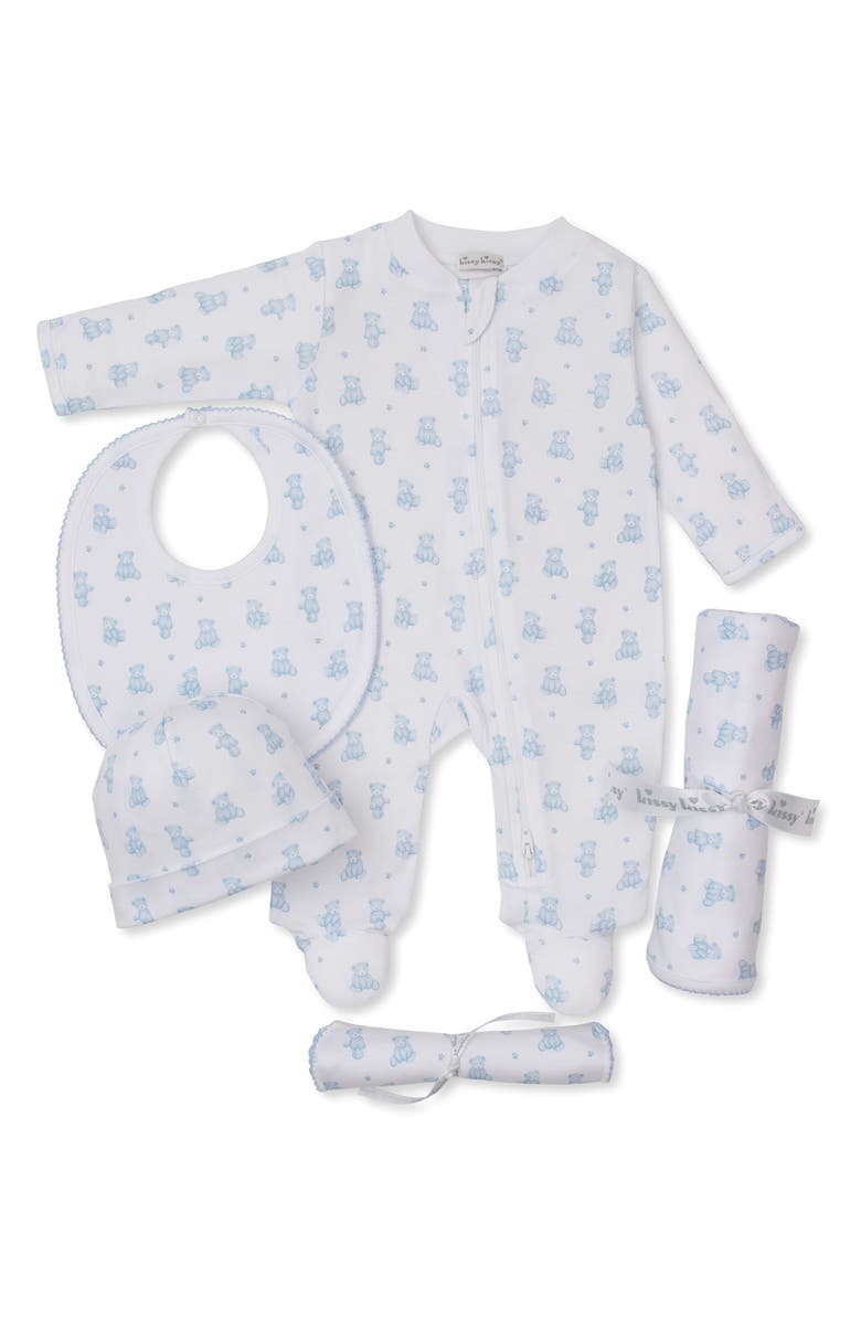 Kissy Kissy 5-Piece Pima Cotton Set, Main, color, Light Blue
