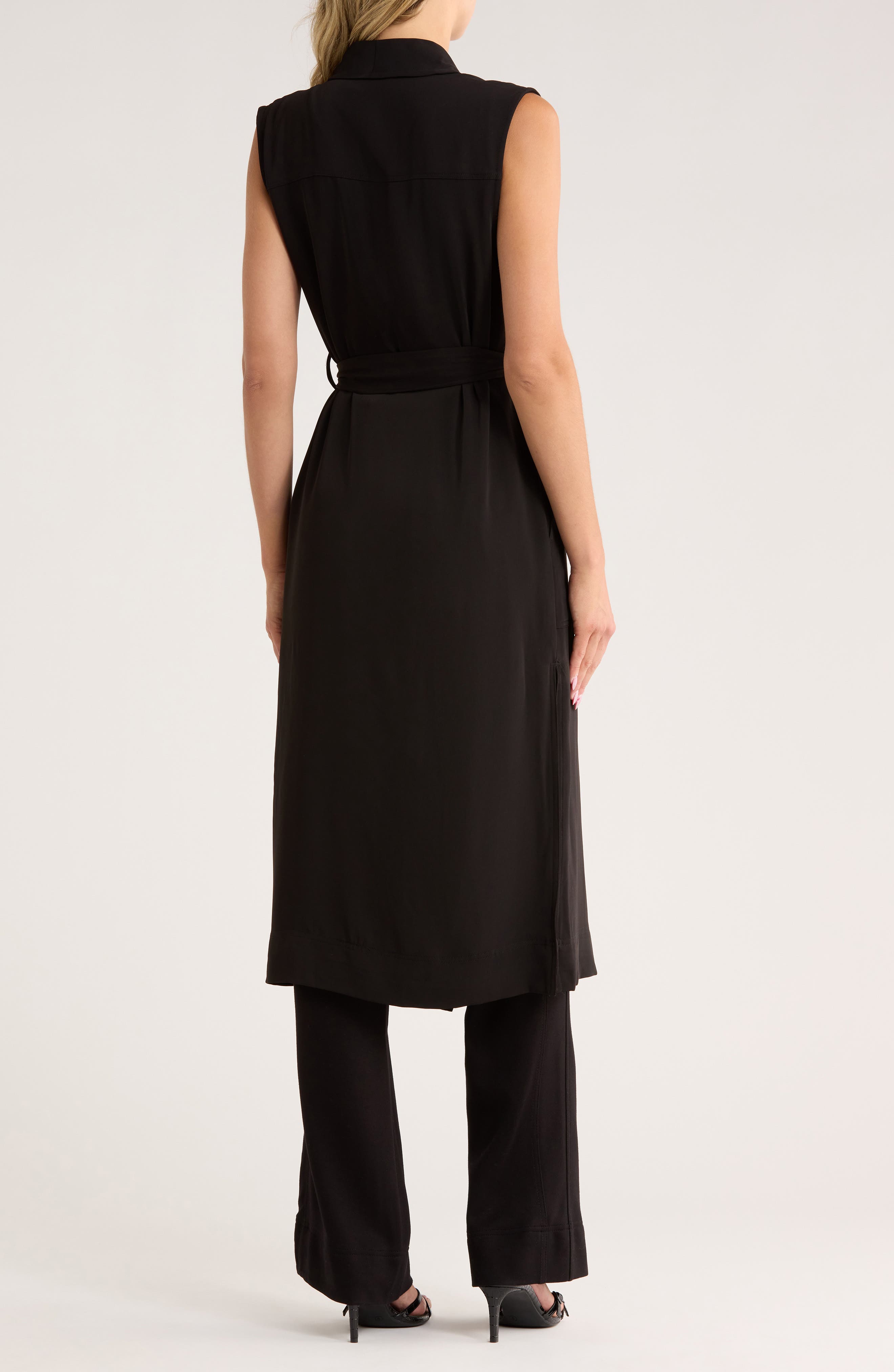 JASON WU Sleeveless Belted Robe Vest (Women) | Nordstromrack