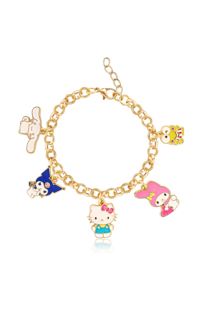 Hello Kitty and Friends Charm Bracelet, Main, color, Gold