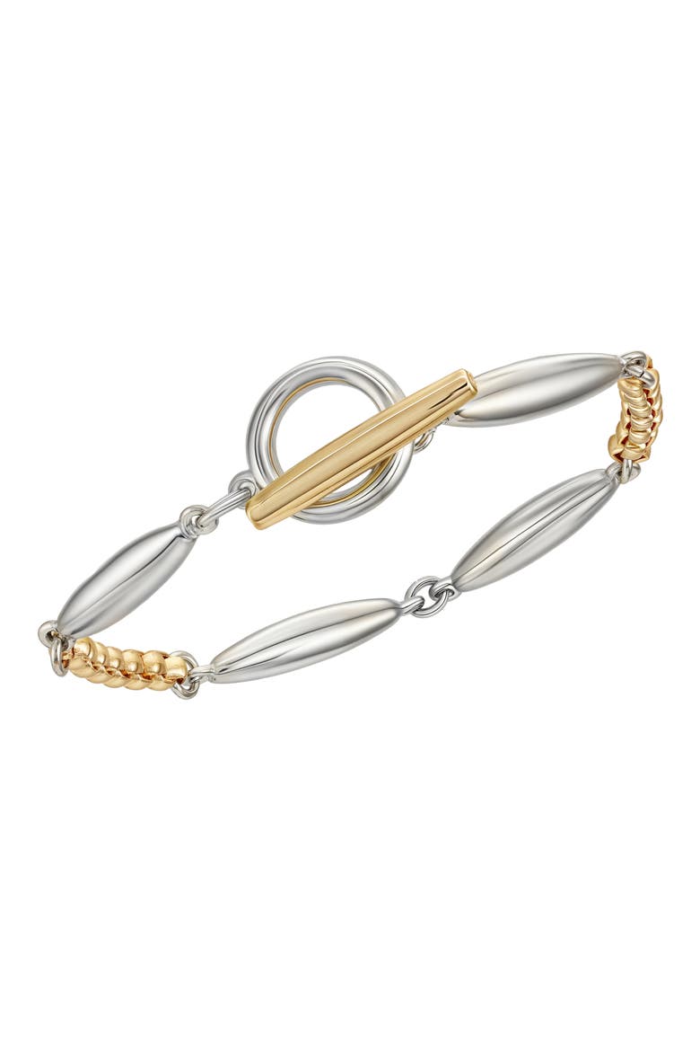 Toggle Bracelet, Main, color, TWO-TONE