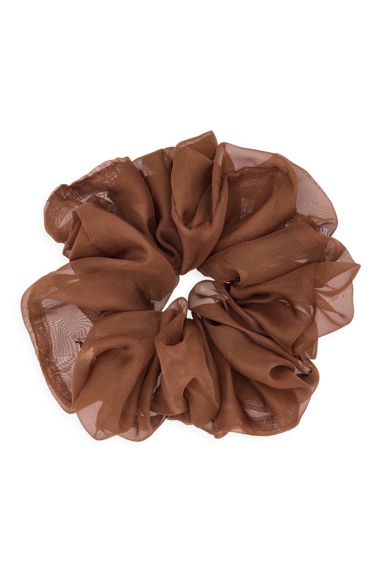 Rommy Oversize Scrunchie, Main, color, ESPRESSO