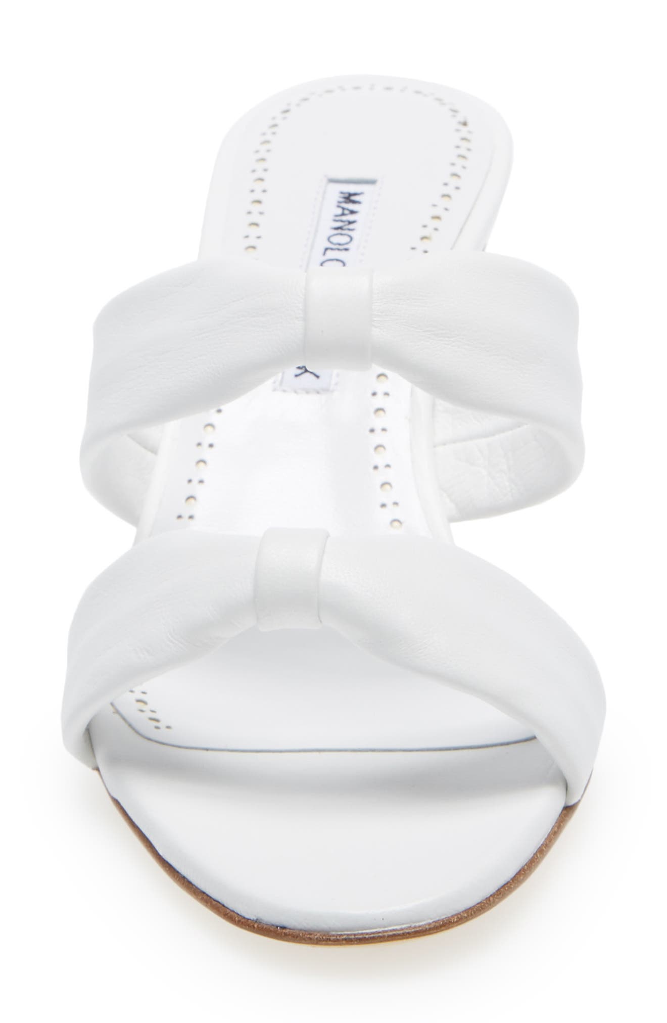 Manolo Blahnik Pallera Slip-On Sandal, Alternate, color, 