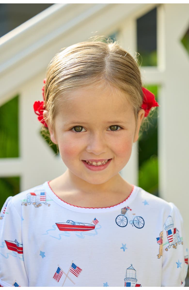Little English Kids' Printed T-Shirt Dress, Alternate, color, Coastal Summer