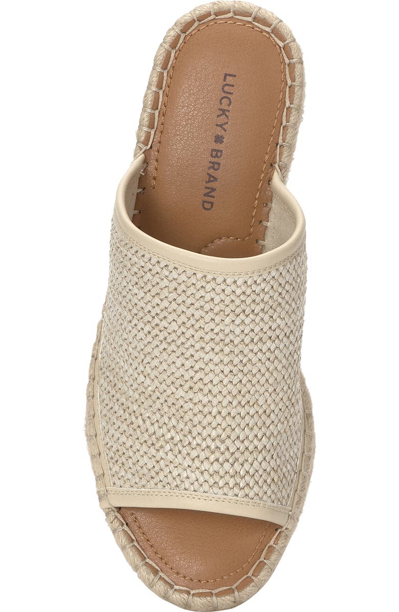 Lucky Brand Cabriah Wedge Sandal, Alternate, color, Stucco/ Stucc Pcpdwl