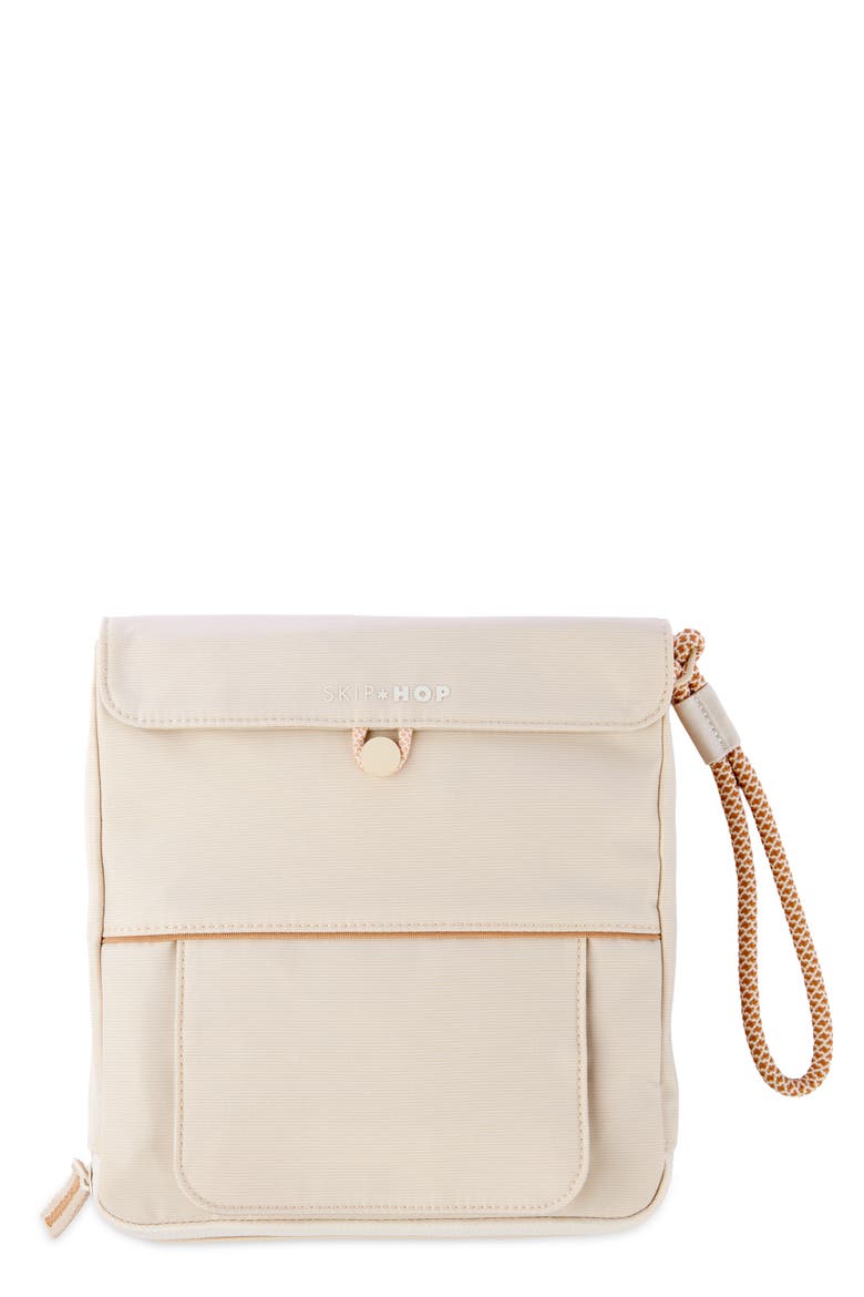 Clean Slate Changing Station Diaper Bag, Main, color, BROWN