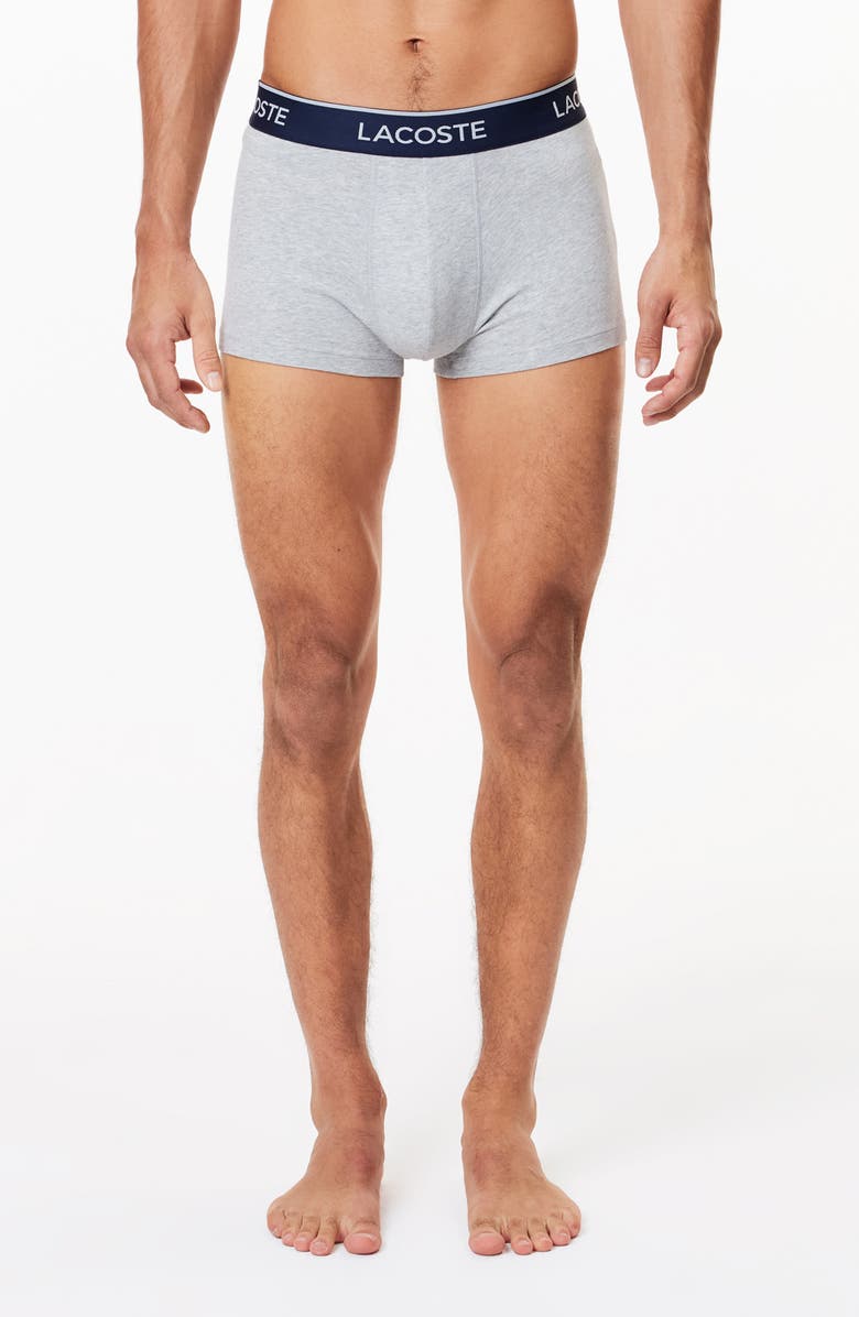 Lacoste Assorted 3-Pack Logo Stretch Cotton Boxer Briefs, Alternate, color, Vaporous/ Overview