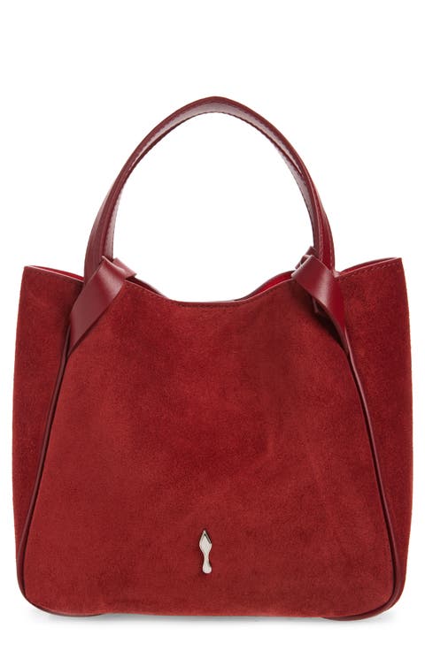Mini Bettina Crosta Suede Tote