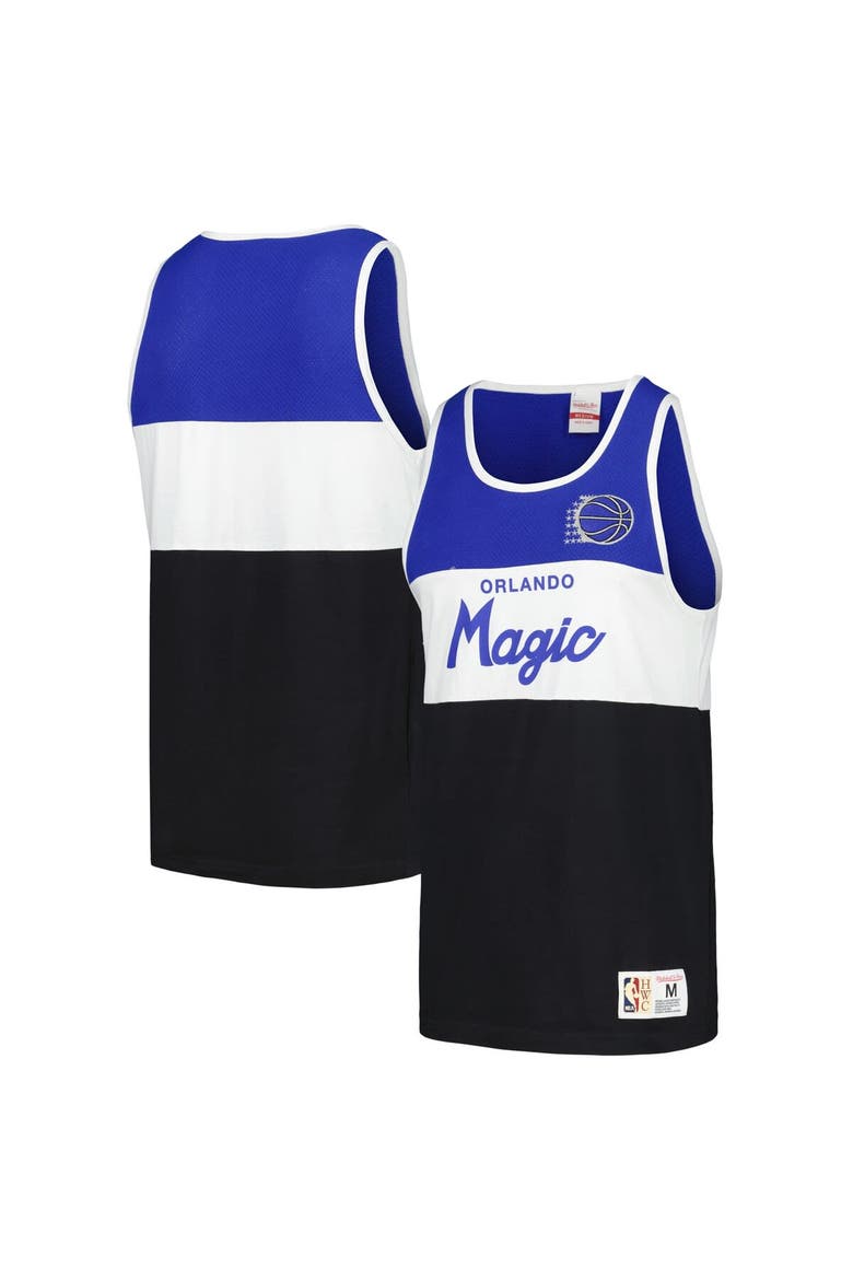 Men's Mitchell & Ness Black Orlando Magic Special Script Tank Top, Main, color, Black