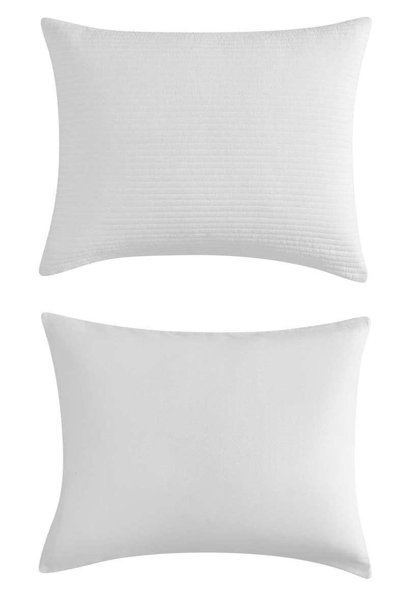 Cotton Voile King Quilt Set, Alternate, color, WHITE