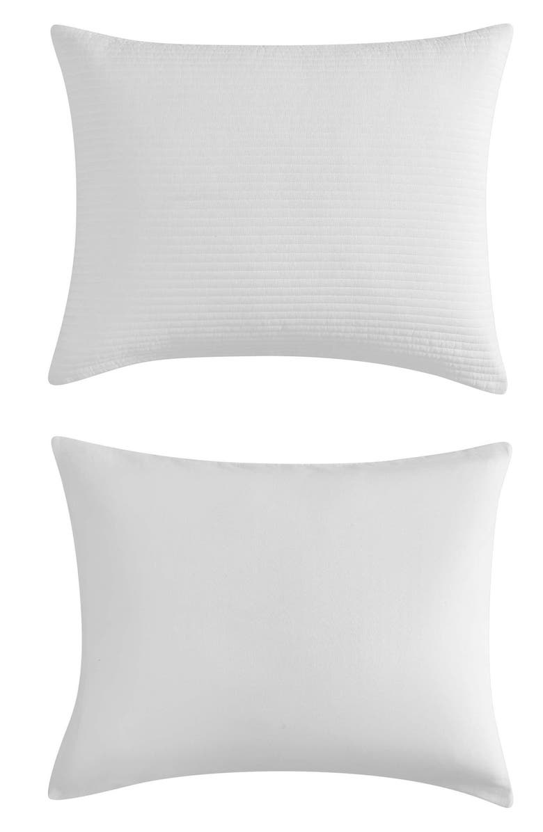 Vera Wang Cotton Voile King Quilt Set, Alternate, color, White