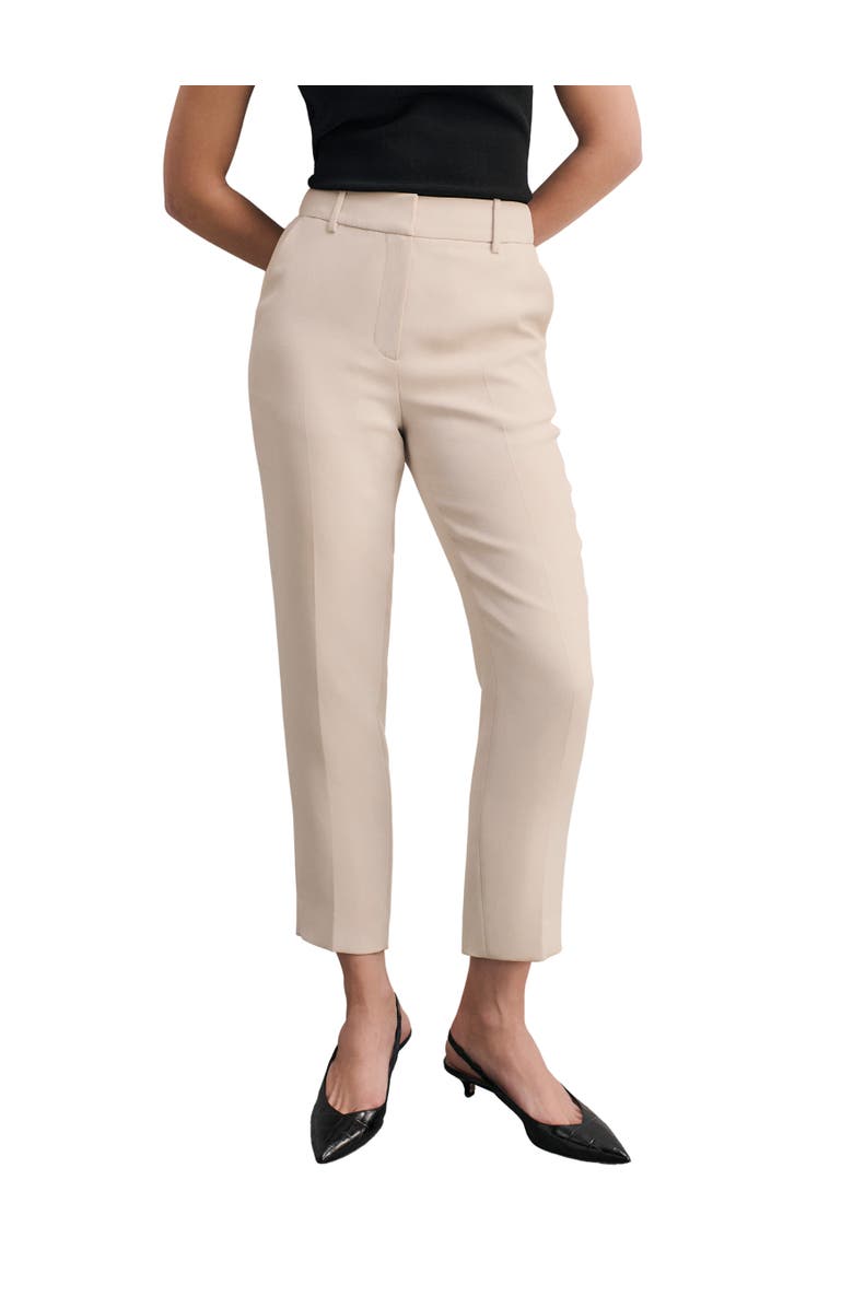 The Fold Tavira Doppio Crepe Pants, Main, color, Neutral