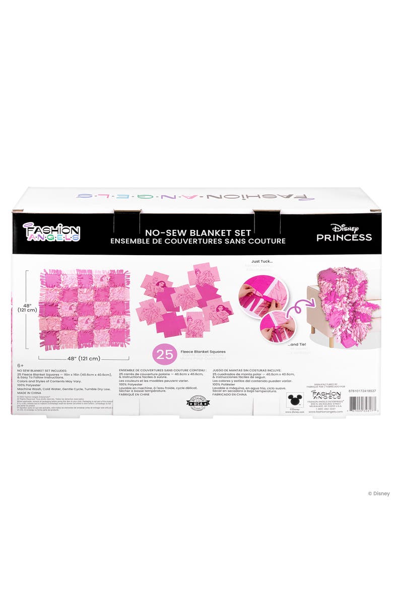 Disney Princess No Sew Blanket, Disney Princess, DIY 48 Inch Blanket Craft Kit, Alternate, color, Multicolored