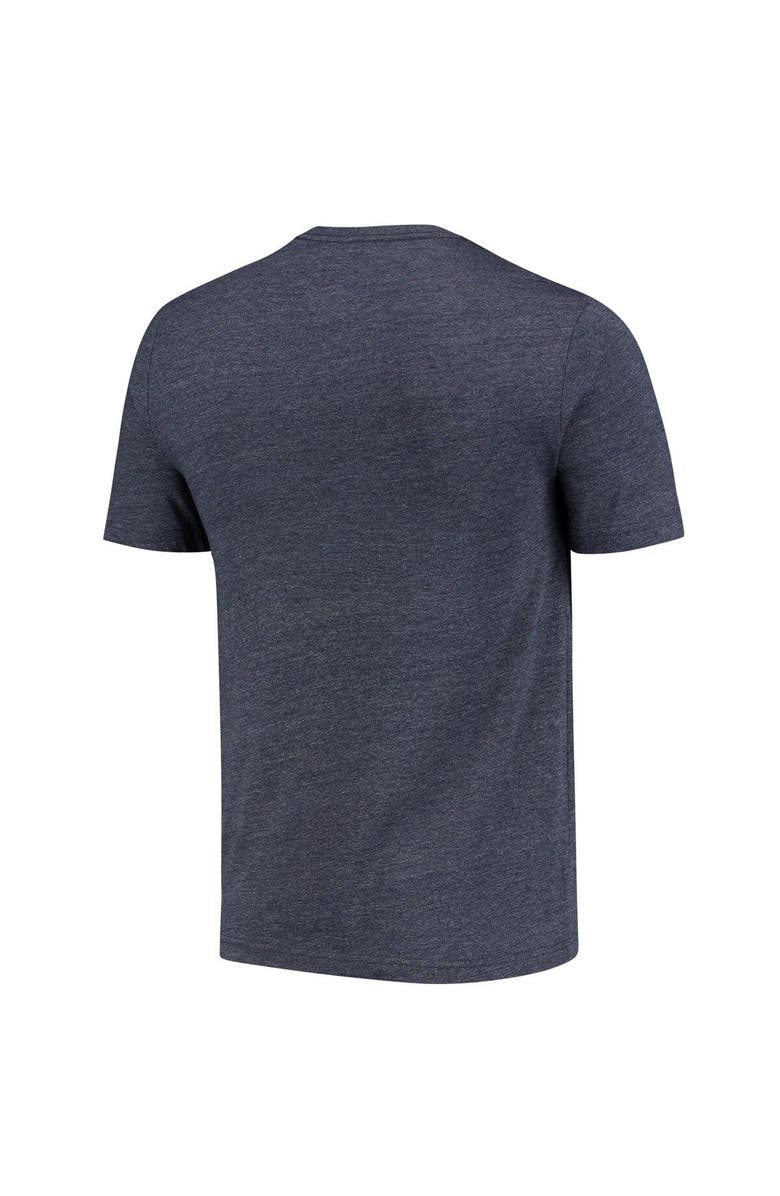 FANATICS Men's Fanatics Branded Navy Boston Red Sox Weathered Official Logo Tri-Blend T-Shirt, Alternate, color,