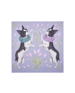 Fable England Catherine Rowe Pet Portraits Frenchie Silk Square Scarf
