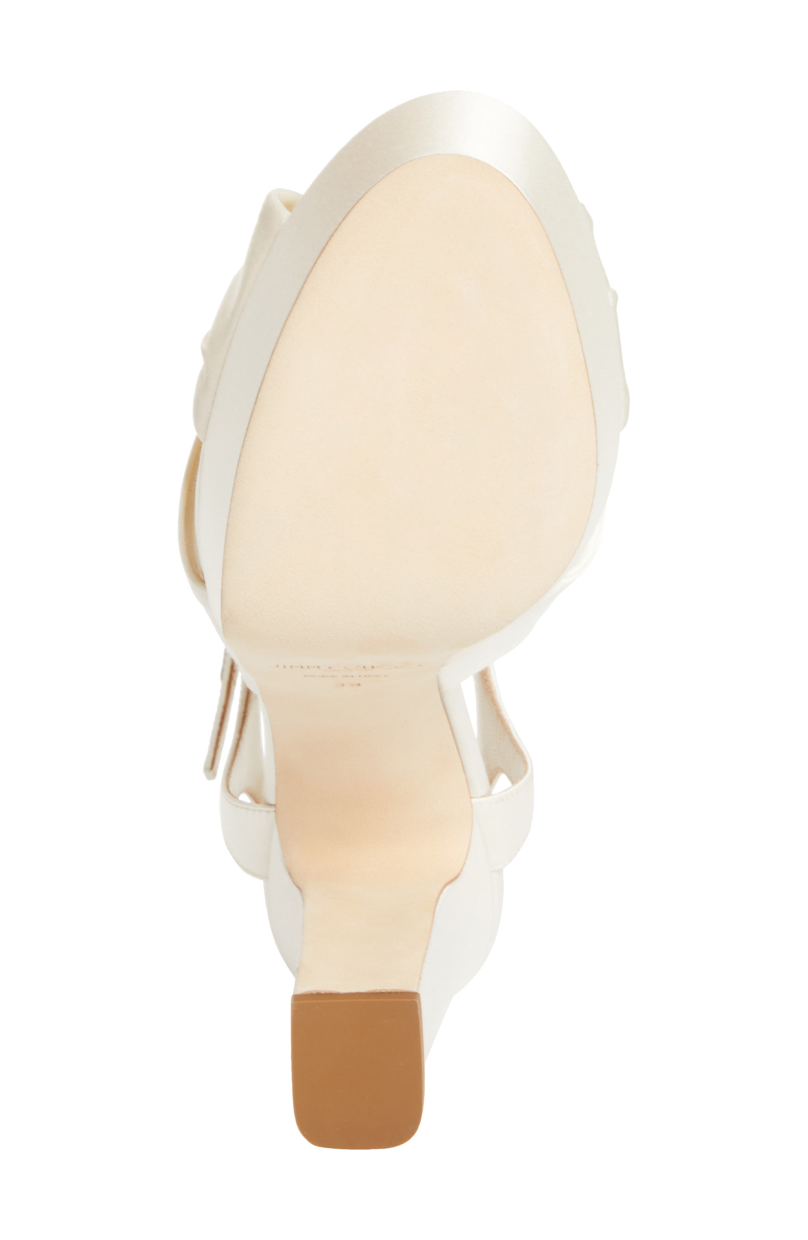 Jimmy Choo Heloise Platform Sandal, Alternate, color, Ivory