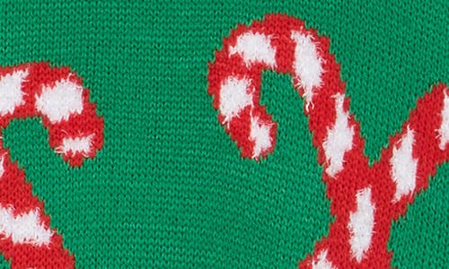 Vigoss Candy Cane Sweater In Green