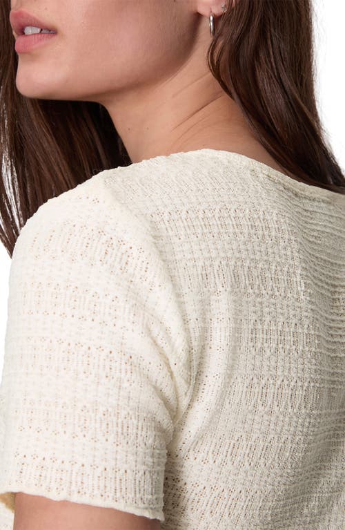 RAG & BONE RAG & BONE JULIA TEXTURED SCOOP NECK T-SHIRT