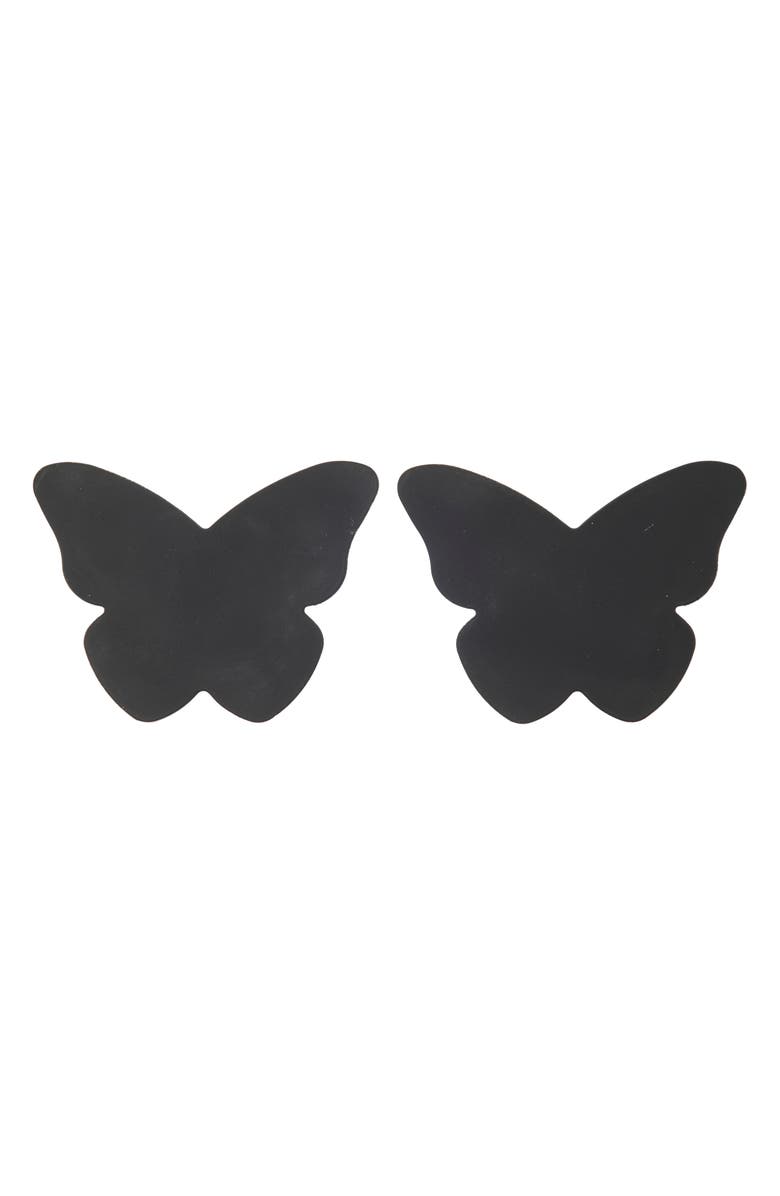 Tita Butterfly Reusable Nipple Covers, Main, color, Black