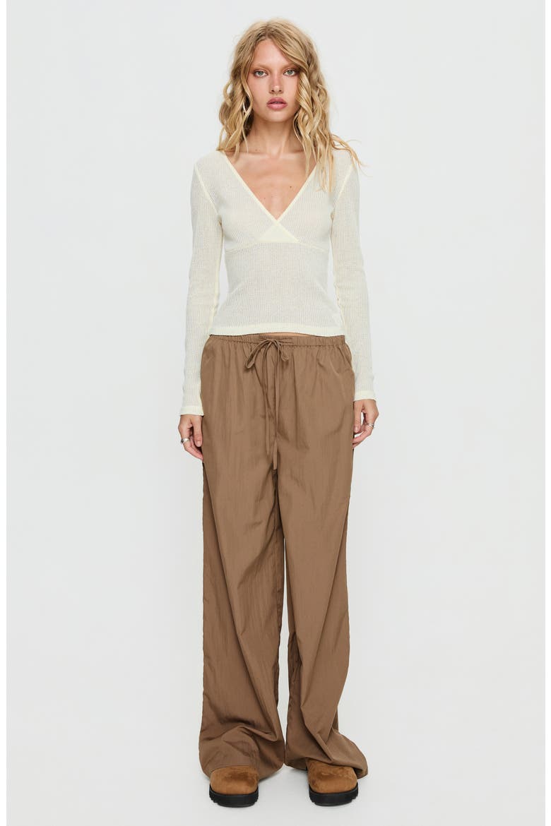 Romonda Drawstring Pants, Alternate, color, BEIGE