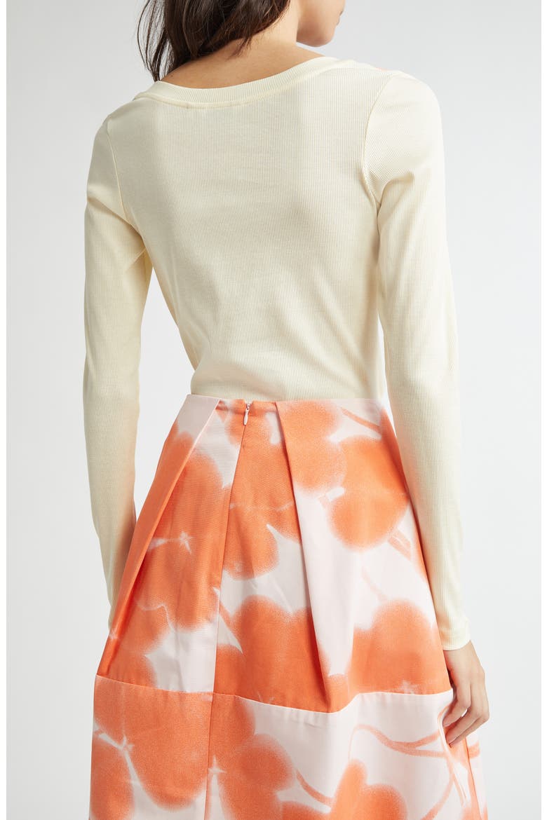 Kuulto Vire Long Sleeve Knit Top, Alternate, color, LIGHT YELLOW ORANGE