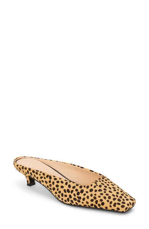 Classy Kitten Heel Mule (Women)