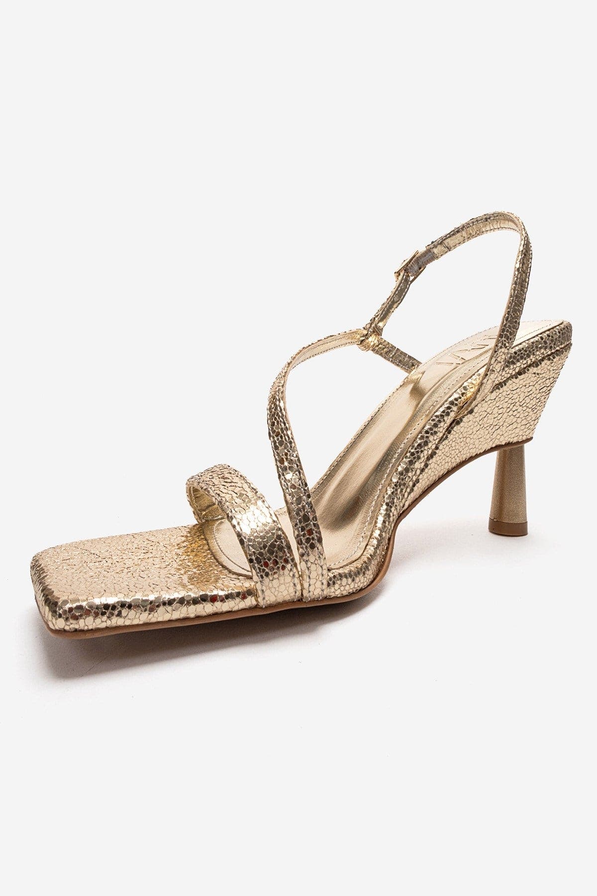 Prologue Shoes Jolene Stiletto Sandal, Alternate, color, Gold Glitter