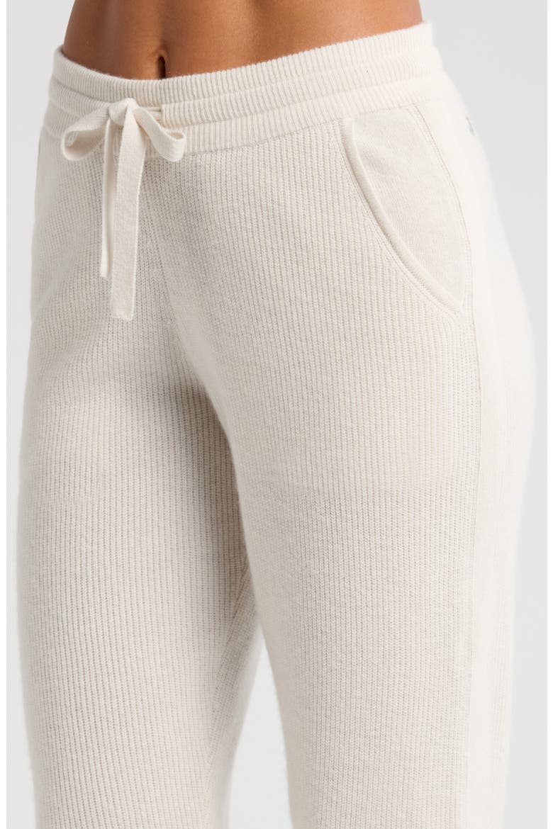Wool & Cashmere Knit Joggers, Alternate, color, IVORY EGRET LIGHT