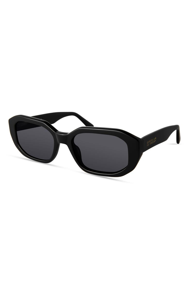 Derek Lam 10 Crosby Fidela Sunglasses, Alternate, color, Black