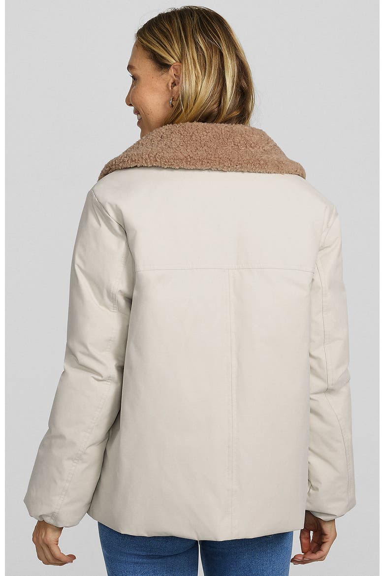 High Pile Collar Insulated Bomber Jacket, Alternate, color, Pearl Dust