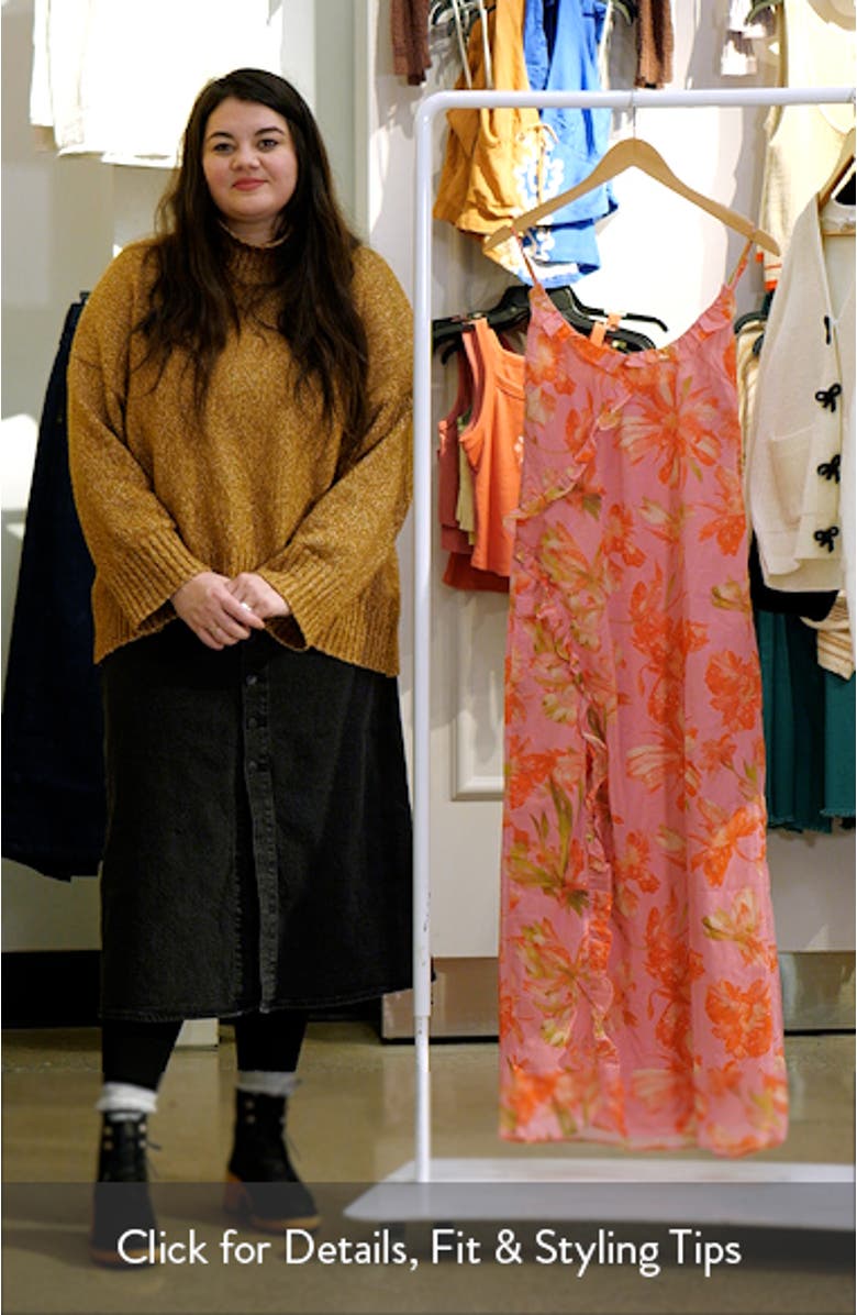 Charli Floral Print Slipdress, sales video thumbnail