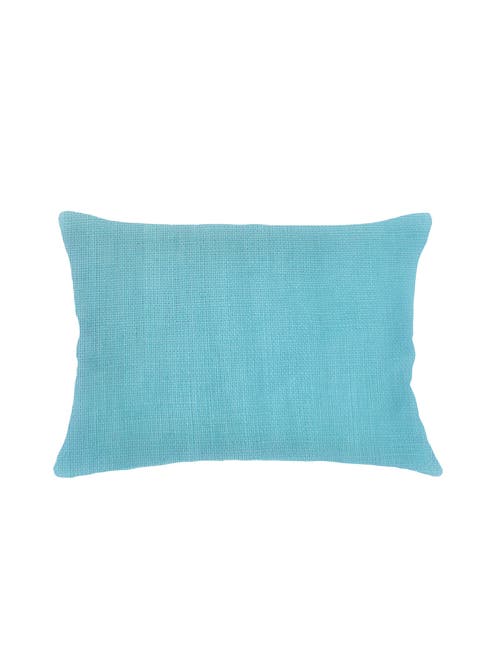 Anaya So Soft Linen Pillow With Down Insert In Caribbean