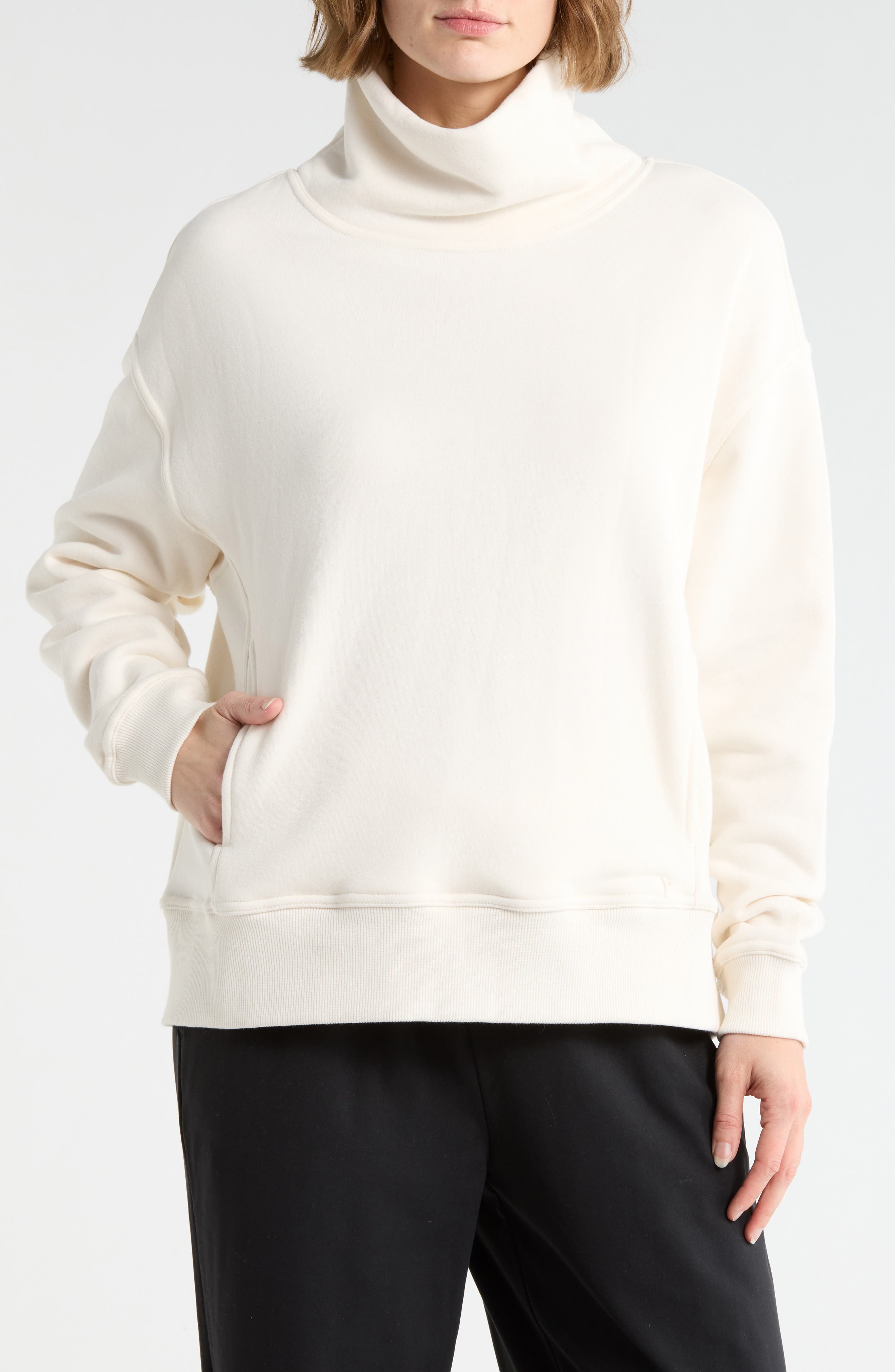 YOGALICIOUS London Edge Silicon Fleece Sweatshirt