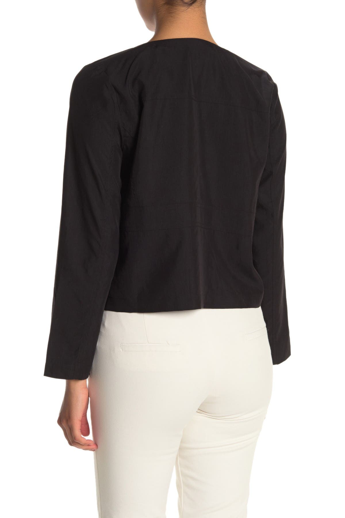 Eileen Fisher Crop Tencel® Lyocell Blend Jacket (Women) | Nordstromrack