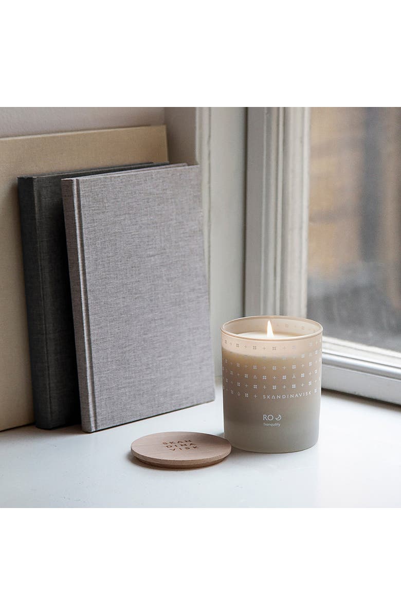 SKANDINAVISK RO Scented Candle 200g, Alternate, color, Brown