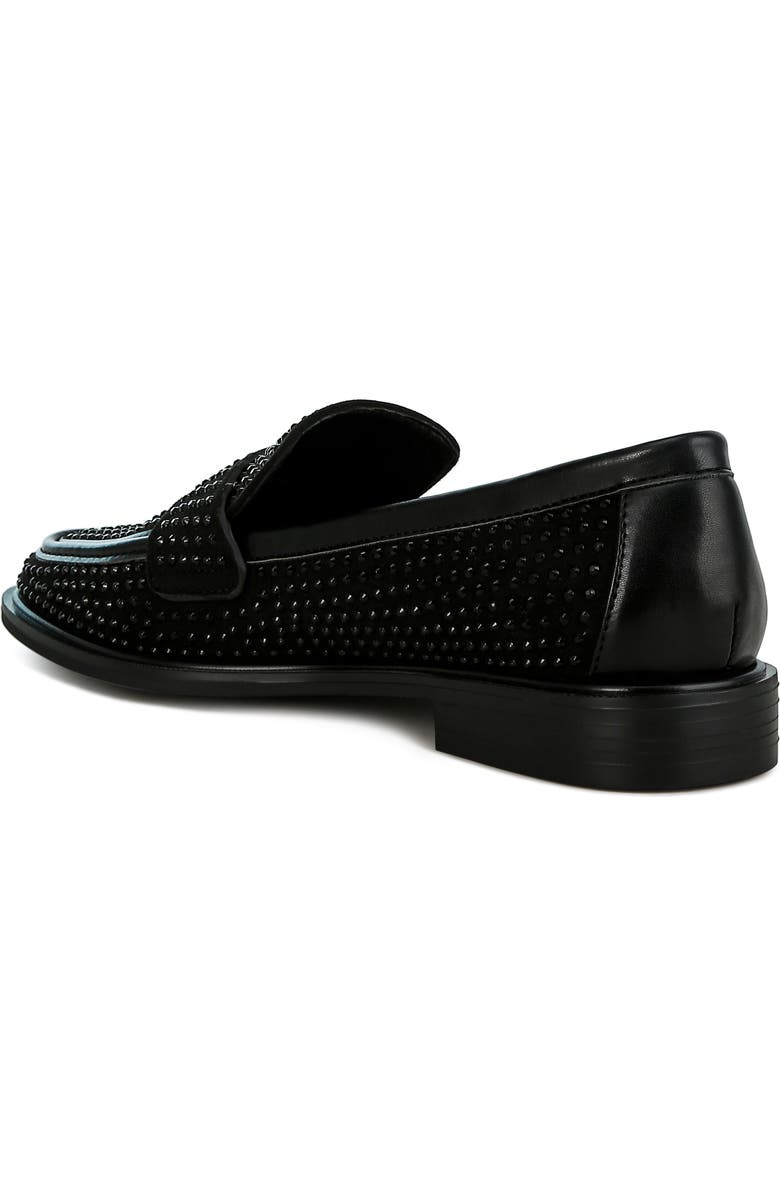 LONDON RAG Hobbs Studded Loafer, Alternate, color, Black
