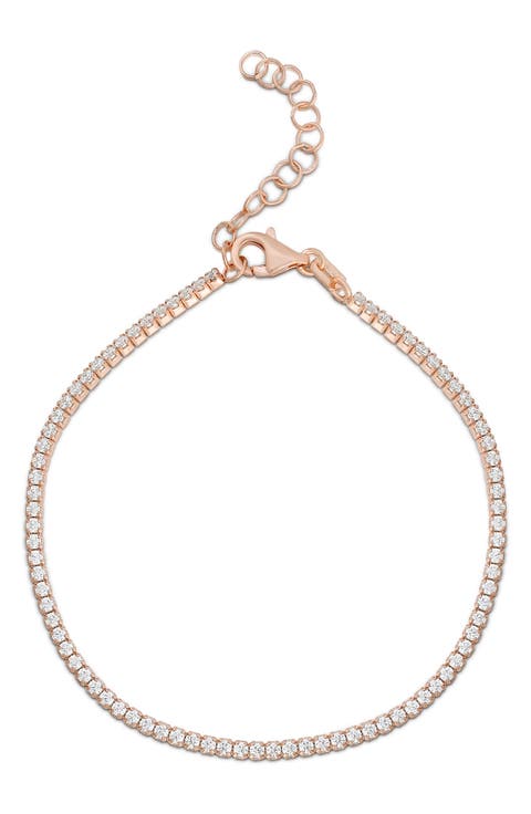 Rose Gold Vermeil CZ Bracelet