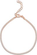 GLAZE JEWELRY Rose Gold Vermeil CZ Bracelet
