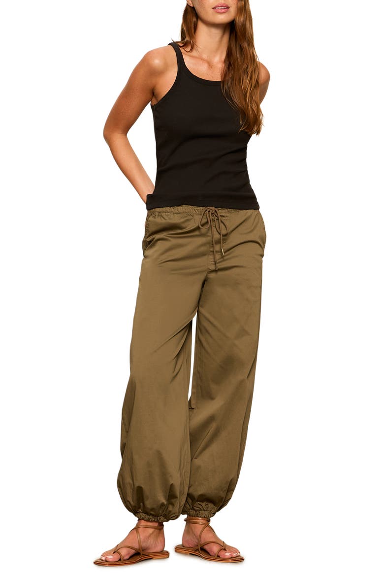 Float On Stretch Cotton Balloon Pants, Alternate, color, TIMBER BROWN