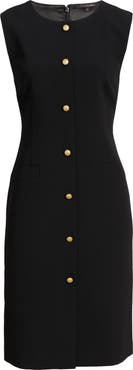 KOBI HALPERIN Briel Sleeveless Crepe Sheath Dress