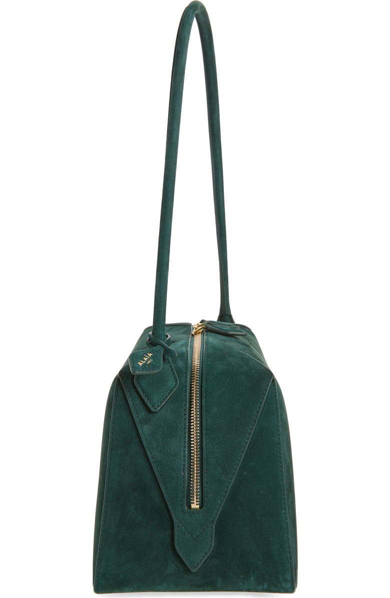 Alaïa Shoulder Bag, Alternate, color, Vert Foret