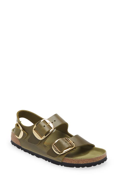 Milano Big Buckle Slingback Sandal (Women)