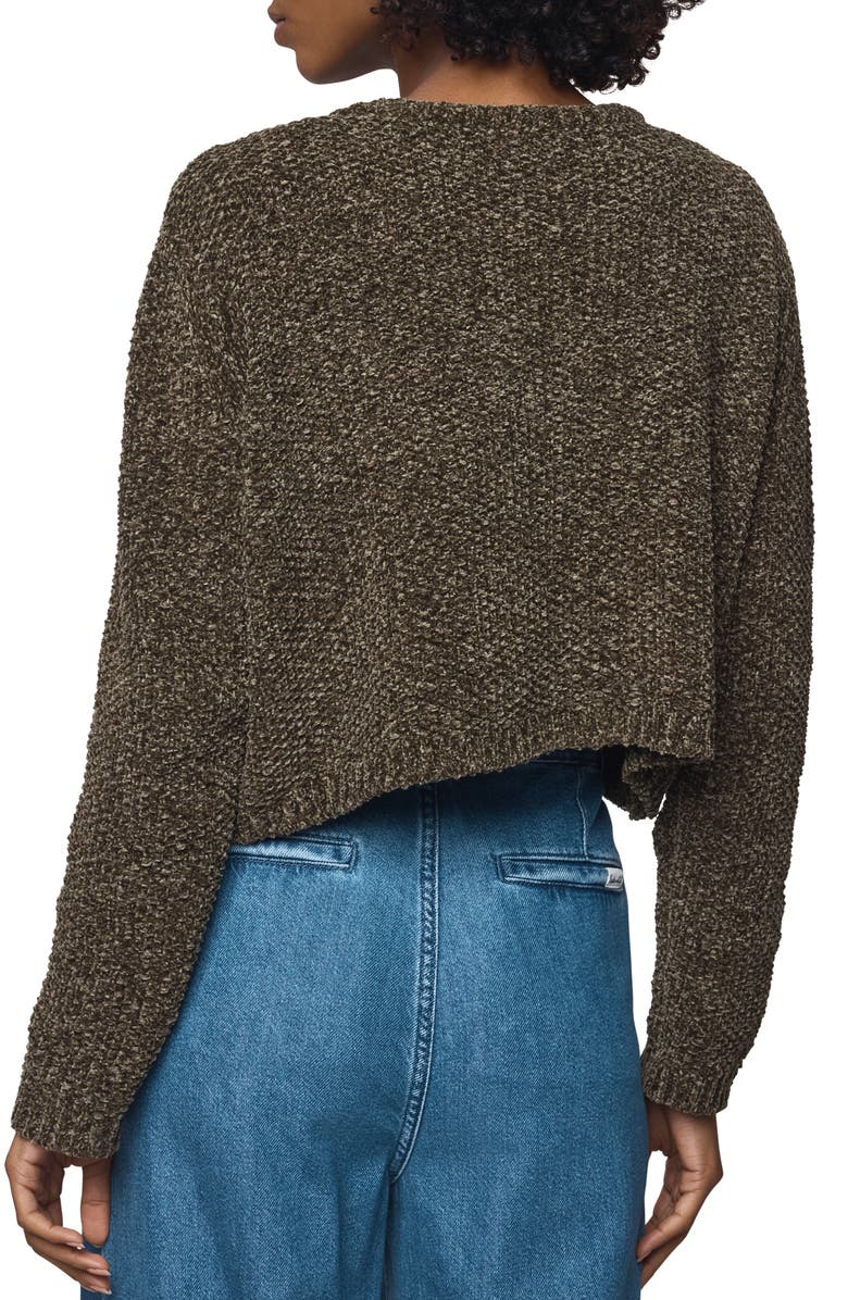 Splendid Andrea Crop Cardigan, Alternate, color, Green Spruce