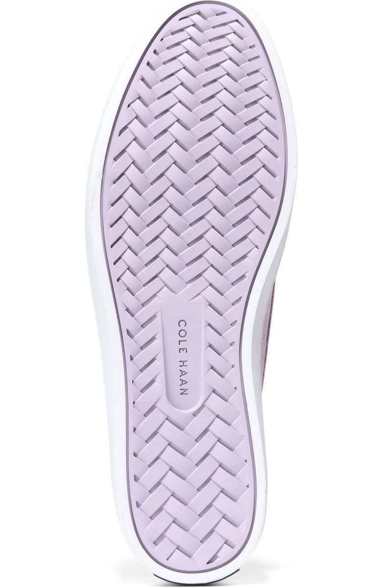 Cole Haan Nantucket Penny Loafer, Alternate, color, Purple Heather Suede/ White