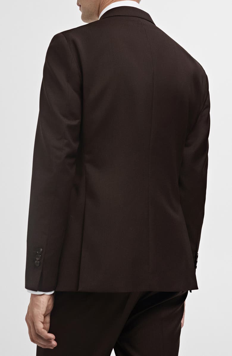 MANGO Slim Fit Virgin Wool Blazer, Alternate, color, 