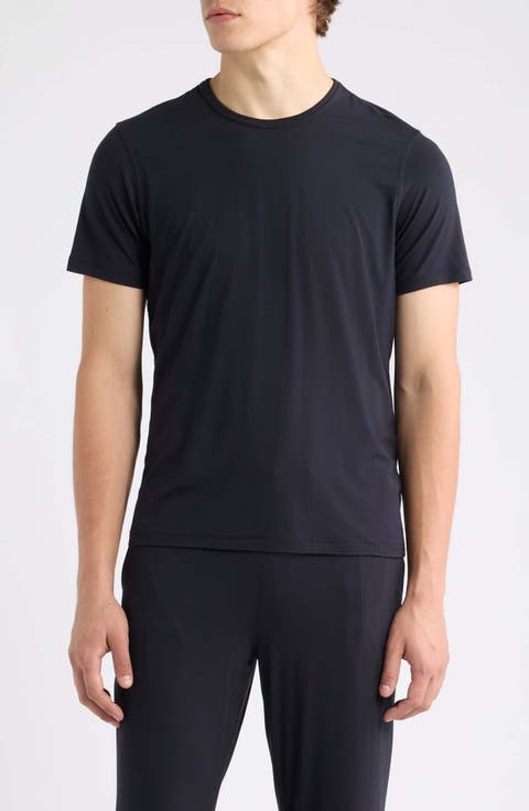 Silk Blend Crewneck T-Shirt