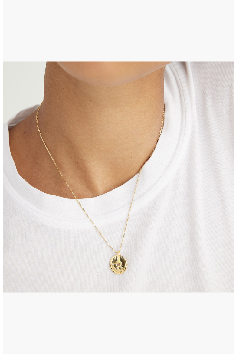 Zodiac Pendant Necklace, Alternate, color, Gold - Virgo