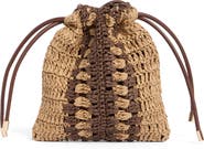 Collection XIIX Straw Bucket Bag